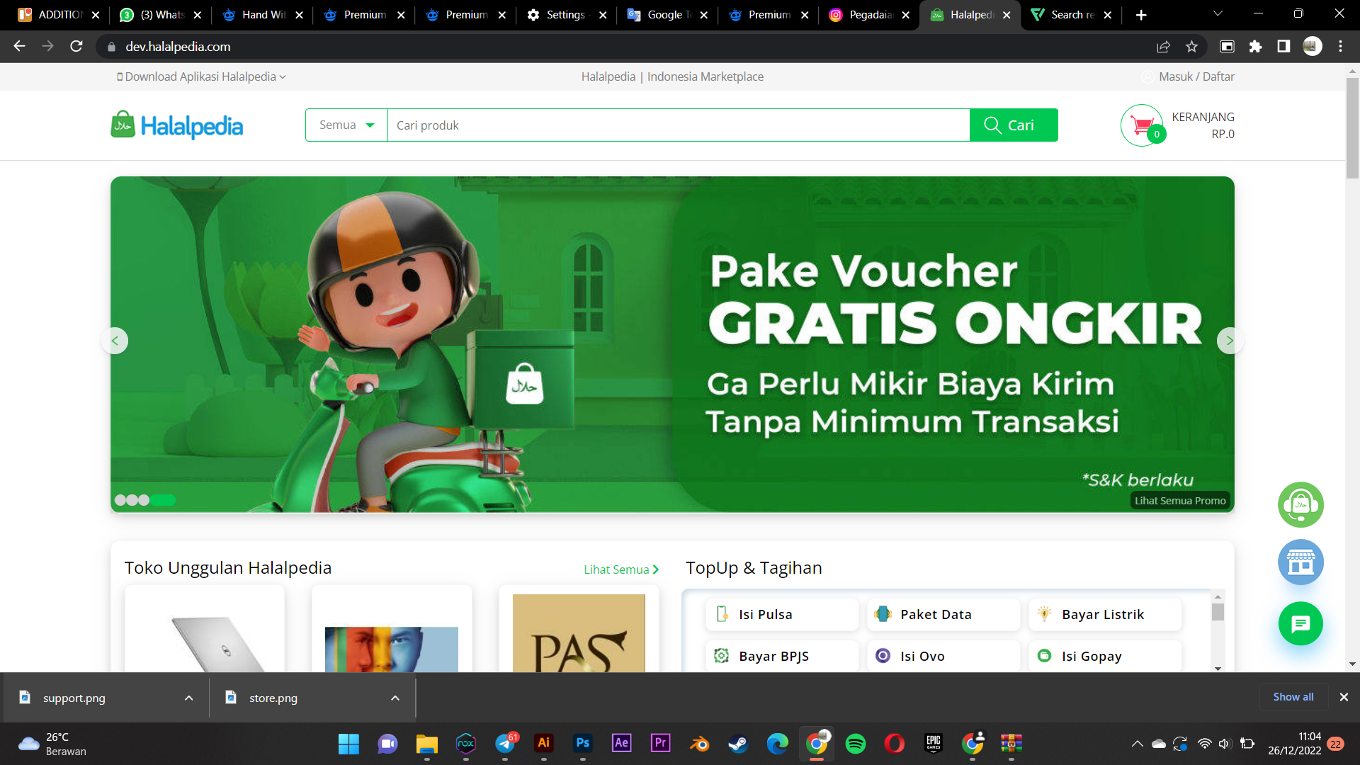 Aplikasi Website Toko Online