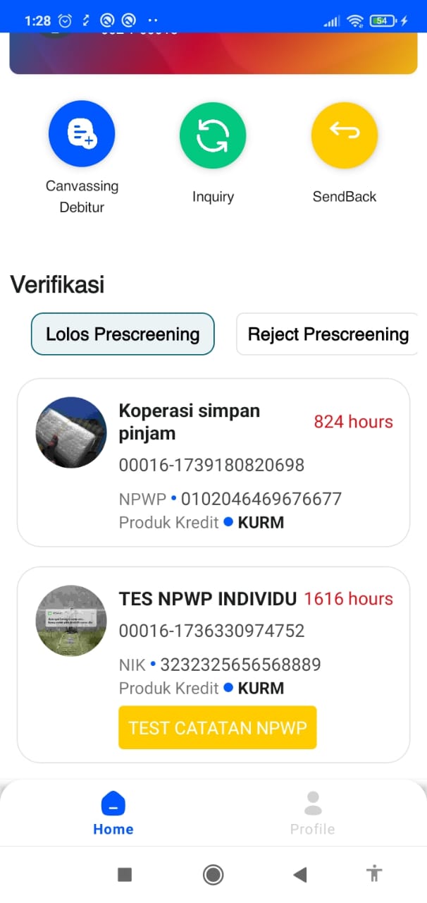 Aplikasi Kredit Usaha Rakyat